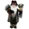 16" Country Rustic Standing Santa Claus with Present